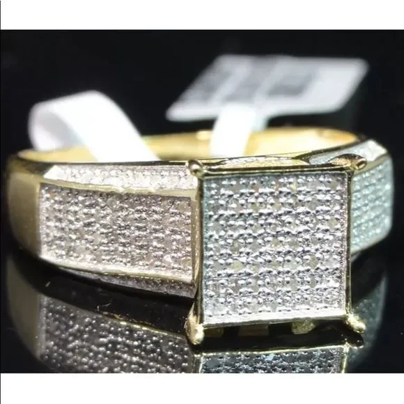 REAL DIAMOND Ring New Men Women Engangment